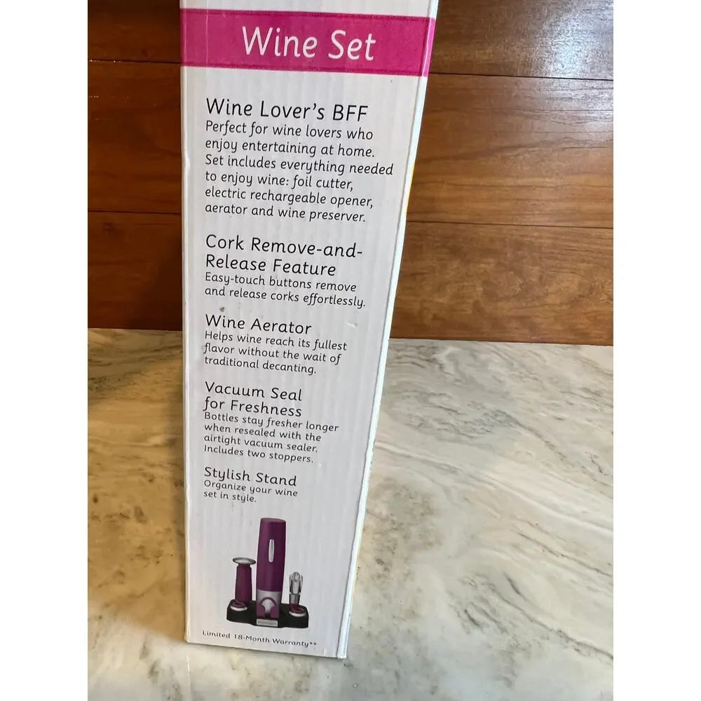 Cuisinart Electric Wine Opener Gift Set